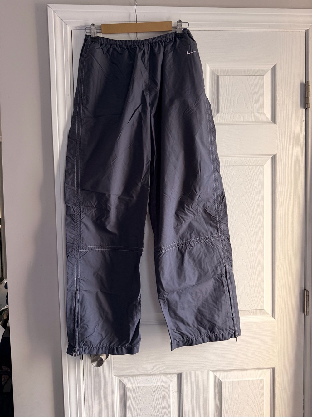 Nike Women's Purple Track Joggers with Zip Hems